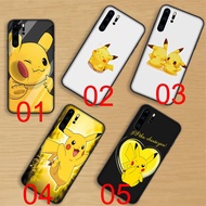 Black Soft Case Huawei P30 P20 P10 Pro Lite Pokémon Pikachu