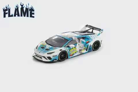 Flame 1:64 LB Huracan GT LP610 LB-Silhouette Works 458 GT Resin Model Car