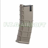 &lt;F.T.G&gt;現貨 GHK GMAG mag GBB 輕量 彈匣 尼龍 塑膠 M4 MK18 URG G5 沙色