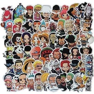 60 One Piece Pirate King Comic Waterproof Sticker Set Suitcase Sticker Favorite Suitcase Bicycle Helmet Computer Cell Phone Notebook [Direct from Japan]