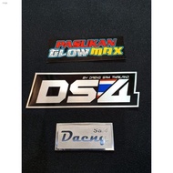 ✢New Ds4 daeng4 Sai Exhaust emblem And Neck emblem / daeng4 Exhaust Pipe4