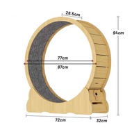 【Almost Best】ลู่วิ่งแมว ออกกำลังกาย ขนาดใหญ่ ที่ออกกำลังกายสัตว์เลี้ยง