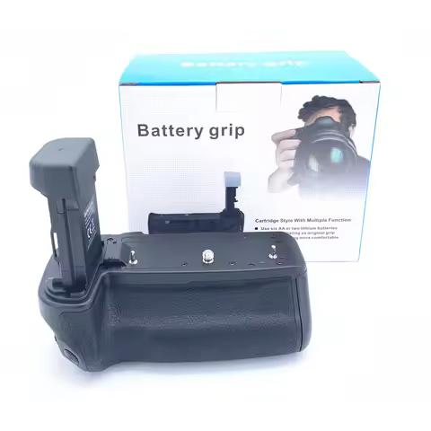 Battery Holder Grip as BG-R20 R20 for Canon EOS R5 R6 Mark II R5II R6II Camera & 2pcs LP-E6 LP-E6N L