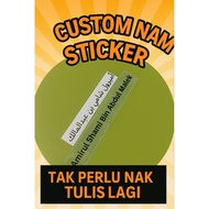 !!️NAME STICKER ️DIE CUT