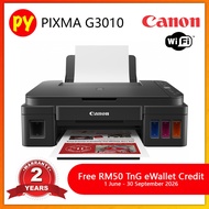 Canon PIXMA G3010 All-In-One (WiFi) G-3010 Ink Tank Printer with full set original GI 790 ink + Free