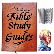 Vintage Scripture Bible Study Journal Guided Q&A Journal with Basic Theology Notes for Church Bible 