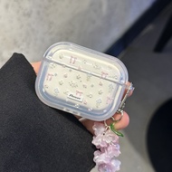 Spring Flower Case for AirPods 1 2 3 Pro Case for AirPods Pro2 Case with Bracelet Protective Case Ea