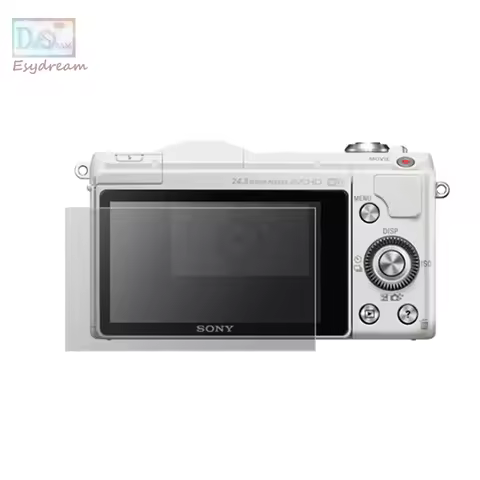 Self-adhesive Tempered Glass LCD Screen Protector Cover for Sony A5000 A6000 A6300 A6400 A6600 ILCE-