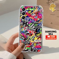 SAMSUNG M14 CASE - Latest SAMSUNG M14 Casing 2024 AERO STORE [MOTIF 23] Silicone - Case SAMSUNG M14h