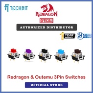 Redragon and Outemu Switches 3 Pin Hotswap Red Switch Blue Switch Brown Switch Black Switch Purple S
