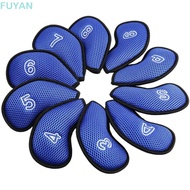 FUYAN Golf Club Cover Durable Sports Golf Head Cover Neoprene Protector Case 3,4,5,6,7,8,9,P,S,A Iro