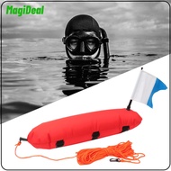 Inflatable Scuba Diving Spearfishing Signal Float Buoy + Dive Flag Diver Down Banner + 25m Safety Ro