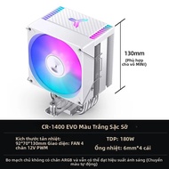 JONSBO CR1400 EVO ARGB CPU 4 Ống Dẫn Nhiệt Tháp Quạt Làm Mát Không Khí Tản Nhiệt Cho LGA1700 115X AM