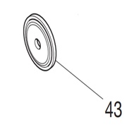 Plat tekanan luaran untuk Makita 4190D HS300 HS301D 224177-9
