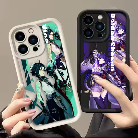 Genshin Impact Yae Miko Xiao Phone Case For VIVO V60 V21 V23 V23E V25 V27 V27E V29 V29E V30 V30E V40