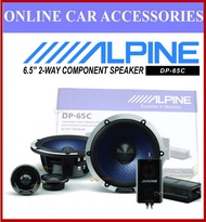 Alpine DP-65C 6.5" Inch 2 Way Component Set Car Speaker Spk Kereta Spiker