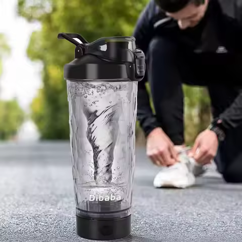 700ml Electric Protein Powder Mixing Cup Automatic Shaker Bottle Mixer Shake Bottle Milk Coffee Blen