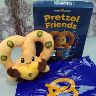 Auntie Anne's Pretzel Friends Plush Hanging Toy/Jalapeno Cheese Pretzels /30 Anniversary/Limited/Bli