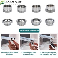 MIOSHOP Faucet Adapter Set, 18/20/22/24mm To 22mm With Washer Water Filter Adapter,  Metal Tap Aerat