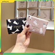charles and keith wallet dompet lelaki dompet perempuan Japanese Wallet Female Short Small Lightweig