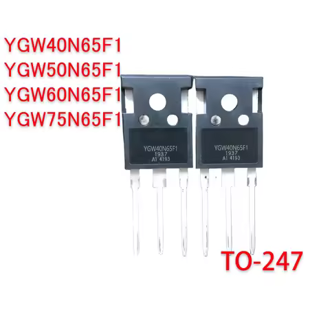 5/PCS New Original YGW40N65F1 YGW50N65F1 YGW60N65F1 YGW75N65F1 40N65 50N65 60N65 75N65 TO-247 IGBT f