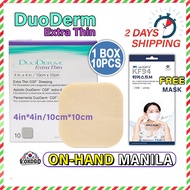 DUODERM Extra-Thin Dressing 10PCS/1 Box 4in*4in 10cm*10cm Hydrocolloid gel bandage