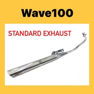 WAVE100 Exhaust pipe ekzos comp (BUNYI STD) STANDARD wave100 wave 100 EKZOS EXZOS EJOS PIPE PAIP SET