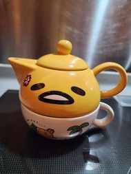 Gudetama x 鴻福堂 蛋黃哥茶壺連杯