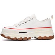 MISTERY รองเท้าผ้าใบ รองเท้าส้นสูง รุ่น RUN STAR สีดำ ( MIS-1234)