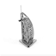 【阿齒】DIY 3D金屬模型 杜拜帆船酒店 阿拉伯之星 / 另售巴黎鐵塔 比薩斜塔 姬路城 雪梨歌劇院 3D金屬拼圖