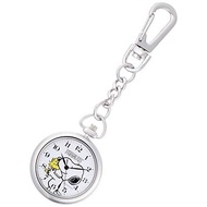 CITIZEN Citizen Q&Q Pocket Watch Snoopy Waterproof Clip White Q&Q P004-214