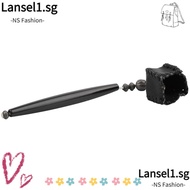 LANSELL Billiard Chalk , Silver Pen Snooker Chalk Holder, Billiard Accessories Portable Black Chalk 