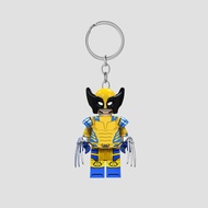 Dhis Project Shiny Keychain LEGO Minifigure Wolverine Marvel