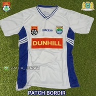 Jersey PERSIB Bandung Away 1994 - 1995 Liga DAN HIL Putih Retro BORDIR Klasik Lokal