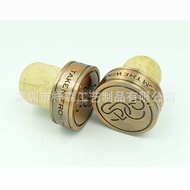 High-grade Metal Wine Bottle Cap Natural Grade A Cork Red Wine Bottle Cork Zinc Alloy Wine Bottle Ca