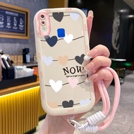 Case hp for VIVO Y91 Y91i Y93 Y95 Y91C Y1S Y90 Case Cute Cartoon Heart Pattern Silicone Phone Case P