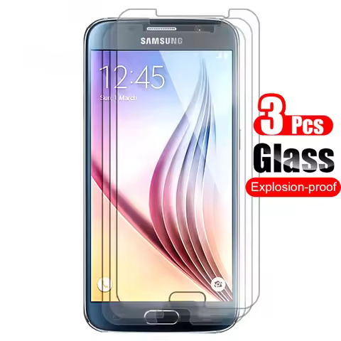 3Pcs For Samsung Galaxy S6 Tempered Glass Screen Protector For Samsung Galaxy S6 G920F G9200 Protect