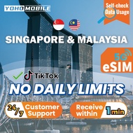 [Yoho] Malaysia & Singapore eSIM | No Speed Reduction! 3-30 Days, 3-20GB | Yoho Mobile Official Stor