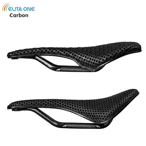 elitaone 3D printing saddle Ultralight 165g Carbon road/MTB Bike Saddles 245x145mm Carbon rails 7x9m