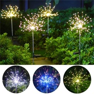 Waterproof Solar Garden Fireworks Lights – LED Christmas Flower Decorative Lamps