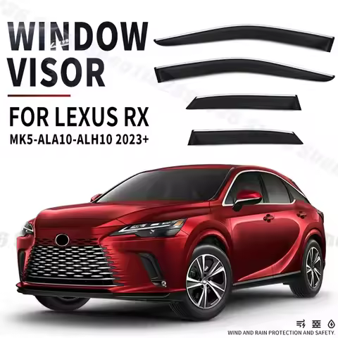 Window Visors For Lexus RX MK5-ALA10-ALH10 2023+ Side Window Rain Guard Wind Deflector Weathershield