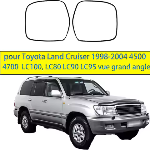Heat the rearview mirror pieces pour Toyota Land Cruiser 1998-2004 4500 4700 LC100, LC80 LC90 LC95 v