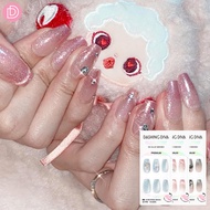 Dashing Diva False Nails Glass Ballet Shoes Shape Model MDU5F006CG-MDU5F008CG 1 Box Contains 30 Nail