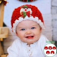 PRASI Christmas Hat, Coldproof Warm Knitted Hat,  Windproof Pullover Cap for 0-3Y