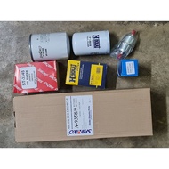 case 580k 580sk filter set air filter, oil filter, fuel filter, fuel in line filter a9358/9 wk731 33
