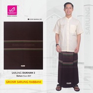RABBANI SARUNG PALESTINA DUKHAN 3 HITAM PUTIH MOTIF PALESTINE 2 COKLAT - MiniStore5
