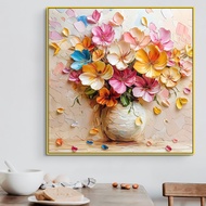 Canvas painting Kitchen decor painting. Artistic vase painting. Modern large size 90x90 living room 