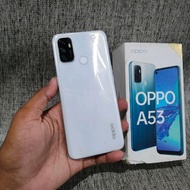 Oppo A53 RAM 4/128 bekas garansi resmi original