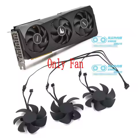 New for GIGABYTE AORUS RTX3050 RTX3060 RTX3060Ti ELITE Graphics Video Card Cooling Fan