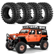 4PCS 1.9 Inch 90*38mm Rubber Crawler Tyre Fit 1/10 1/12 RC Crawler Axial SCX10 II III TRX4 6 GEN7 GE
